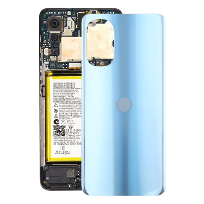 For Motorola Moto G52 Original Battery Back Cover(Blue) - Back Cover by PMC Jewellery | Online Shopping South Africa | PMC Jewellery