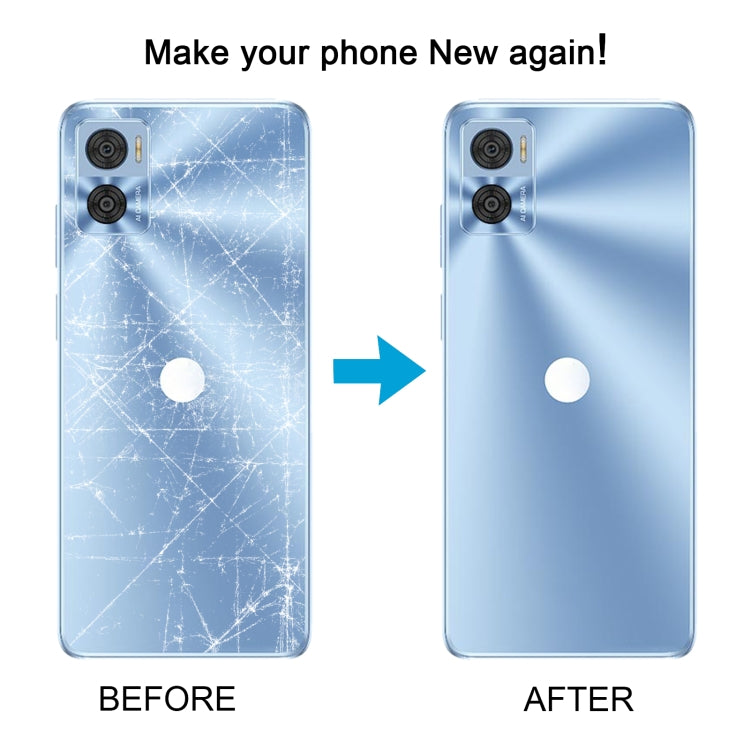 For Motorola Moto E22 Original Battery Back Cover(Deep Blue) - Back Cover by PMC TechLife | Online Shopping South Africa | PMC TechLife