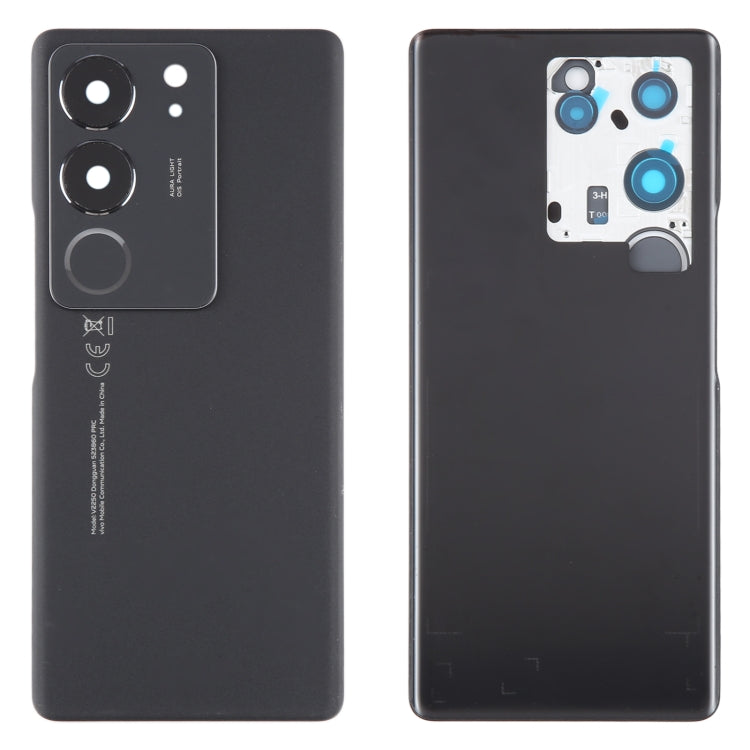 For vivo V29 Pro Original Battery Back Cover with Camera Lens Cover(Black) - Back Cover by PMC TechLife | Online Shopping South Africa | PMC TechLife