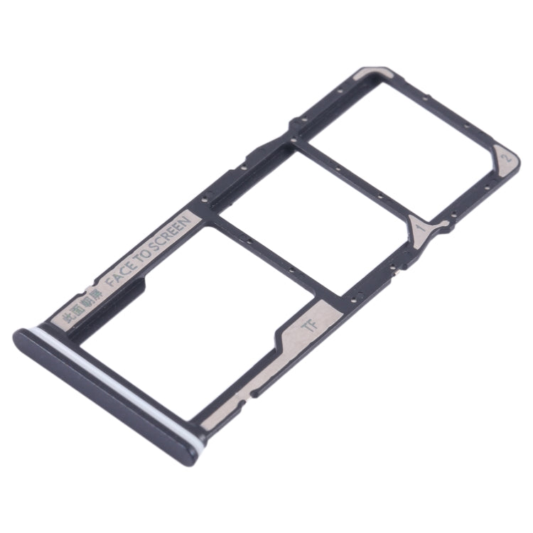 For Xiaomi Redmi Note 12 4G SIM Card Tray + SIM Card Tray + Micro SD Card Tray (Black) - Card Tray by PMC TechLife | Online Shopping South Africa | PMC TechLife | Buy Now Pay Later Mobicred