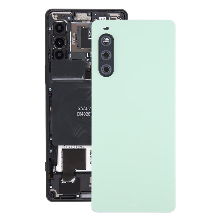 For Sony Xperia 10 V Original Battery Back Cover with Camera Lens Cover(Green) - Back Cover by PMC Jewellery | Online Shopping South Africa | PMC Jewellery