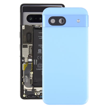 For Google Pixel 8A Battery Back Cover with Camera Lens Cover(Blue) - Back Cover by PMC Jewellery | Online Shopping South Africa | PMC Jewellery | Buy Now Pay Later Mobicred