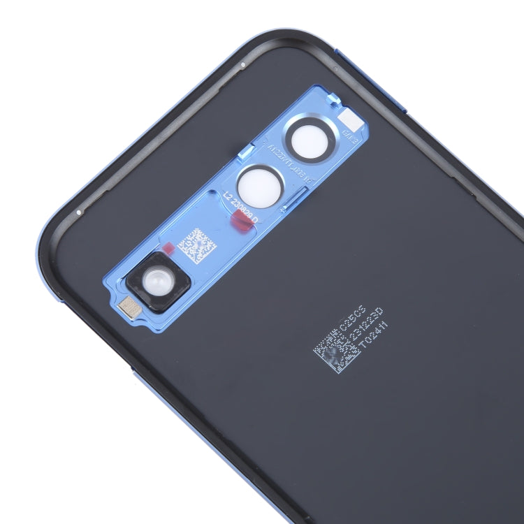 For Google Pixel 8A Battery Back Cover with Camera Lens Cover(Blue) - Back Cover by PMC TechLife | Online Shopping South Africa | PMC TechLife | Buy Now Pay Later Mobicred