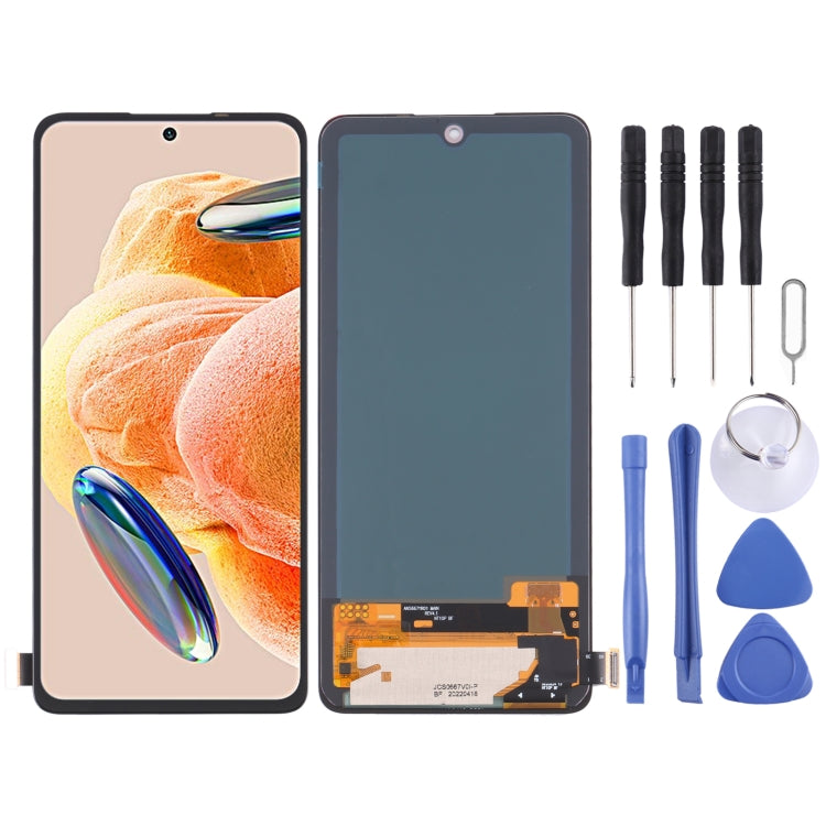 For Xiaomi Redmi Note 12 Pro 4G OLED Material LCD Screen and Digitizer Full Assembly - free shipping - PMC TechLife - Order now!
