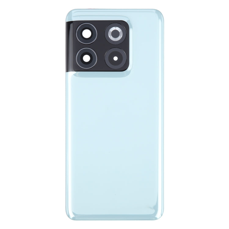 For OnePlus 10T Battery Back Cover with Camera Lens Cover(Green) - Back Cover by PMC TechLife | Online Shopping South Africa | PMC TechLife
