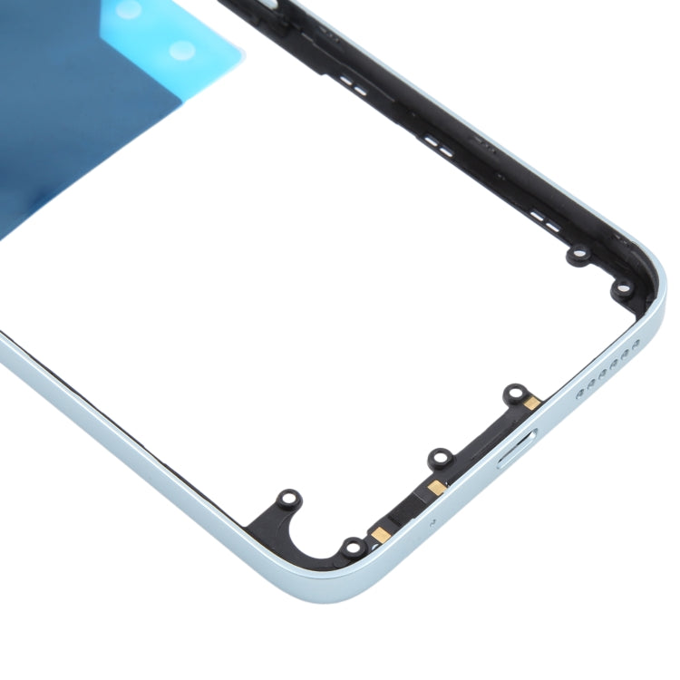 For Xiaomi Redmi 13 4G Original Middle Frame Bezel Plate (Blue) - Frame Bezel Plate by PMC Jewellery | Online Shopping South Africa | PMC Jewellery | Buy Now Pay Later Mobicred