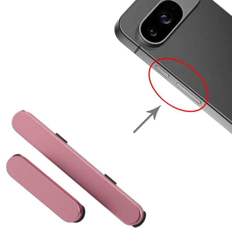 For Google Pixel 9 Original Power Button and Volume Control Button (Pink) - Others by PMC Jewellery | Online Shopping South Africa | PMC Jewellery | Buy Now Pay Later Mobicred