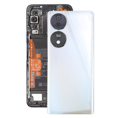 For Honor 70 Battery Back Cover with Camera Lens(White) - Back Cover by PMC Jewellery | Online Shopping South Africa | PMC Jewellery | Buy Now Pay Later Mobicred