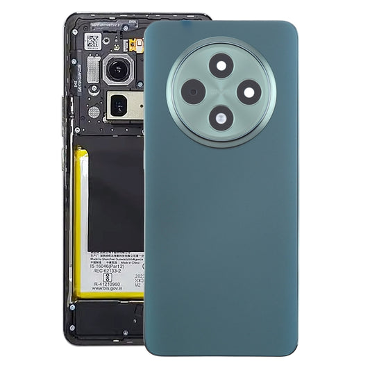 For OPPO Reno12 F Original Battery Back Cover with Middle Frame(Green) - Back Cover by PMC Jewellery | Online Shopping South Africa | PMC Jewellery | Buy Now Pay Later Mobicred