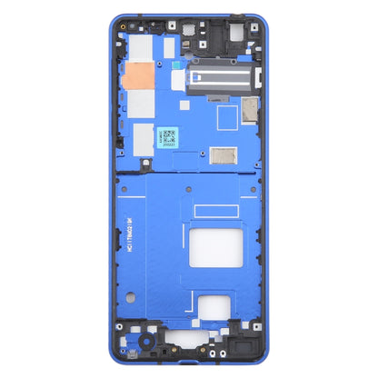 For Sharp Aquos R5G Original Middle Frame Bezel Plate (Blue) - For Sharp by PMC Jewellery | Online Shopping South Africa | PMC Jewellery | Buy Now Pay Later Mobicred