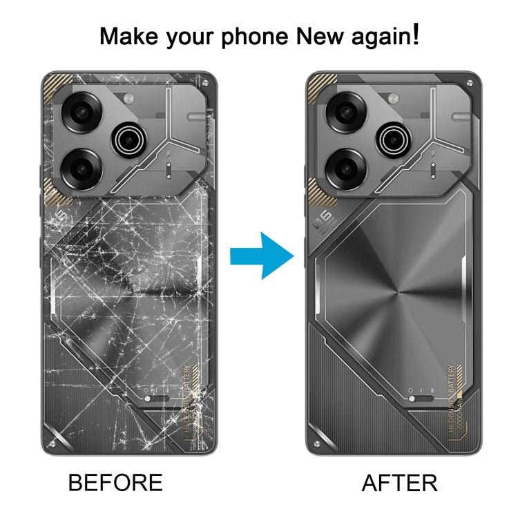 For Tecno Pova 6 Original Battery Back Cover(Black) - Back Cover by PMC TechLife | Online Shopping South Africa | PMC TechLife | Buy Now Pay Later Mobicred