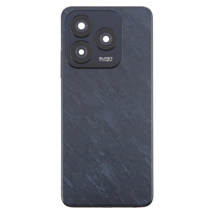 For ZTE Blade A75 4G Z2359 Battery Back Cover with Middle Frame / Camera Lens Cover(Black) - For ZTE by PMC TechLife | Online Shopping South Africa | PMC TechLife | Buy Now Pay Later Mobicred