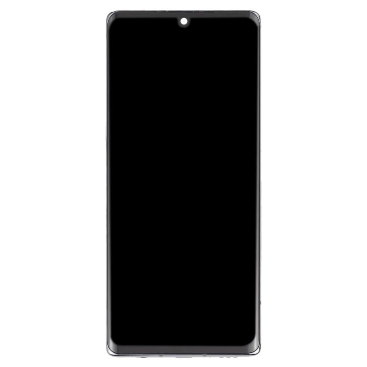 For LG Velvet 5G US Version Original LCD Screen Digitizer Full Assembly with Frame (Silver) - For LG by PMC TechLife | Online Shopping South Africa | PMC TechLife | Buy Now Pay Later Mobicred