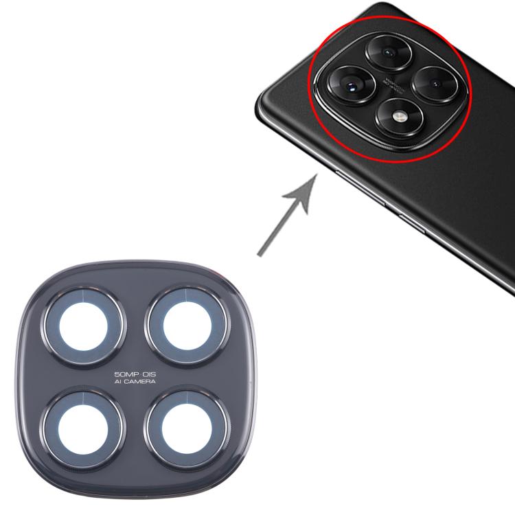 For Xiaomi Redmi Note 14 Pro 4G Original Rear Camera Lens Cover (Black) - Camera by PMc TechLife | Online Shopping South Africa | PMc TechLife | Buy Now Pay Later Mobicred