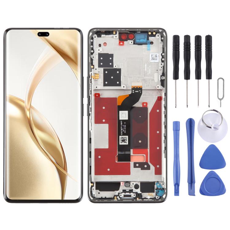 For Honor 200 Pro Original LCD Screen Digitizer Full Assembly with Frame (Black) - LCD Screen by PMc TechLife | Online Shopping South Africa | PMc TechLife | Buy Now Pay Later Mobicred