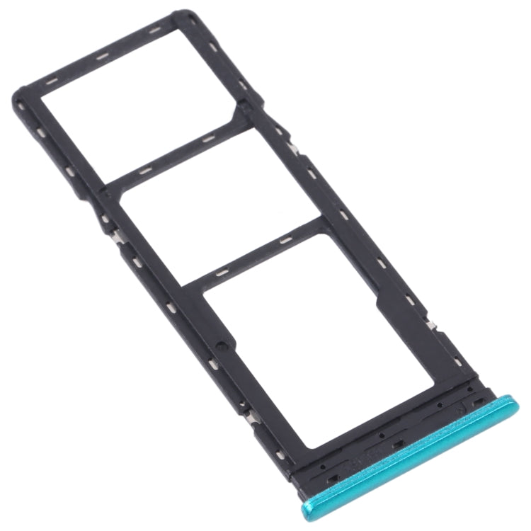 For Infinix Hot 9 Pro SIM Card Tray + SIM Card Tray + Micro SD Card Tray (Green) - Card Tray by PMc TechLife | Online Shopping South Africa | PMc TechLife | Buy Now Pay Later Mobicred