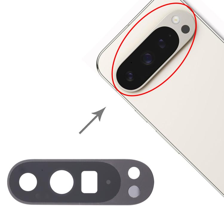 For Google Pixel 9 Pro XL Original Rear Camera Lens Cover (Black) - Camera Parts by PMc TechLife | Online Shopping South Africa | PMc TechLife | Buy Now Pay Later Mobicred