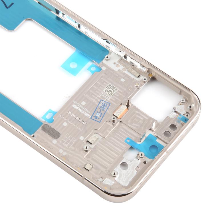 For Google Pixel 9 Pro XL Original Middle Frame Bezel Plate (Gold) - Frame Bezel Plate by PMc TechLife | Online Shopping South Africa | PMc TechLife | Buy Now Pay Later Mobicred