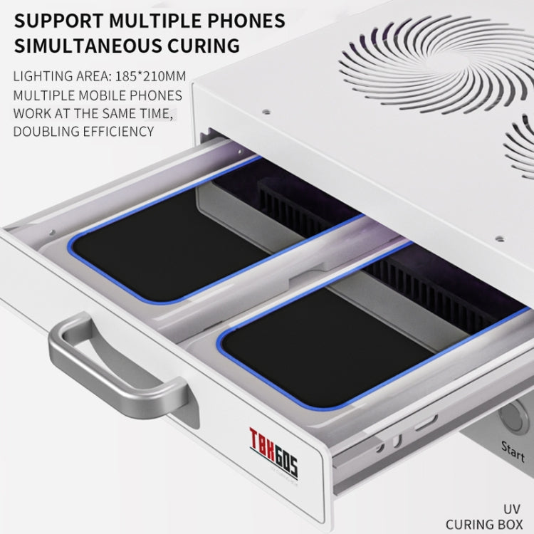 TBK 605 100W Mini UV Curing Lamp Box 48 LEDs Curved Surface Screen UV Curing Box, AU Plug - free shipping - PMC TechLife - Order now!