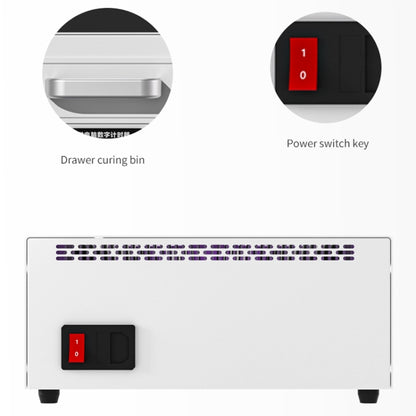 TBK 605 100W Mini UV Curing Lamp Box 48 LEDs Curved Surface Screen UV Curing Box, AU Plug - Others by TBK | Online Shopping South Africa | PMC Jewellery