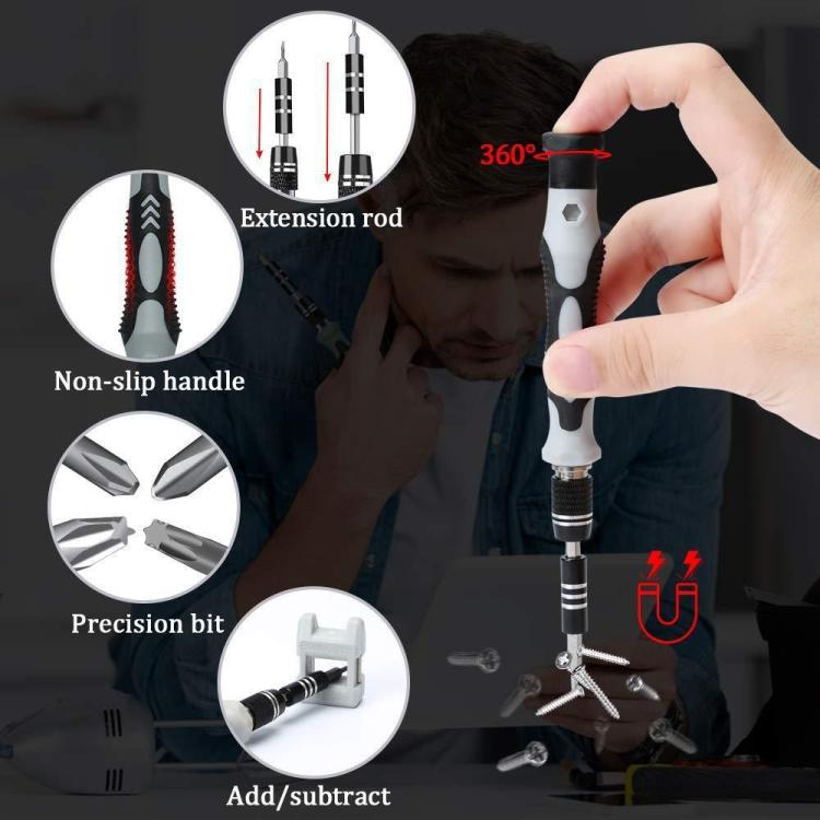 122 in 1 Precision Magnetic Screwdriver Kit (Blue) - Screwdriver Set by PMC TechLife | Online Shopping South Africa | PMC TechLife | Buy Now Pay Later Mobicred