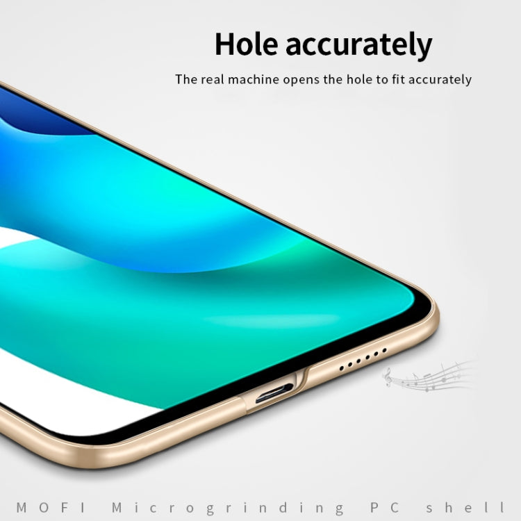 For Xiaomi Mi 10 Lite MOFI Frosted PC Ultra-thin Hard Case(Blue) - Xiaomi Cases by MOFI | Online Shopping South Africa | PMC TechLife