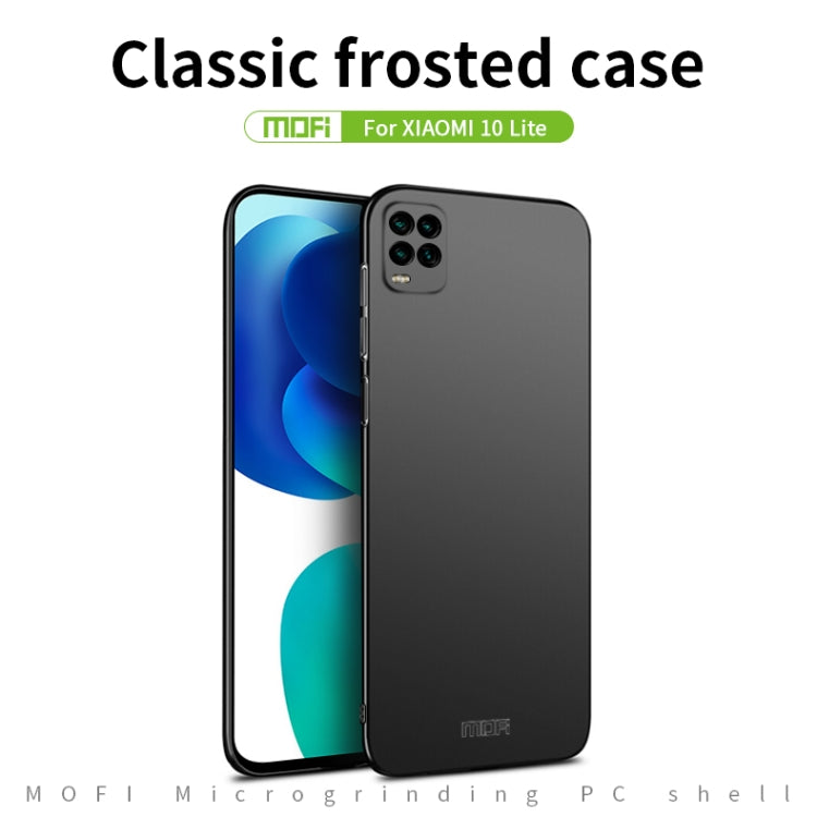 For Xiaomi Mi 10 Lite MOFI Frosted PC Ultra-thin Hard Case(Gold) - Xiaomi Cases by MOFI | Online Shopping South Africa | PMC Jewellery