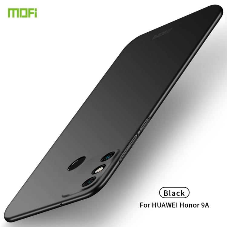 For Huawei Honor 9A MOFI Frosted PC Ultra-thin Hard Case(Black) - free shipping - PMC TechLife - Order now!