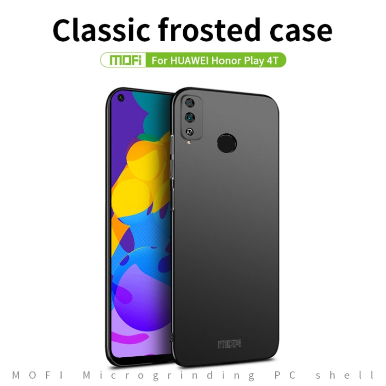 For Huawei Honor Play 4T MOFI Frosted PC Ultra-thin Hard Case(Rose gold) - Honor Cases by MOFI | Online Shopping South Africa | PMC TechLife | Buy Now Pay Later Mobicred