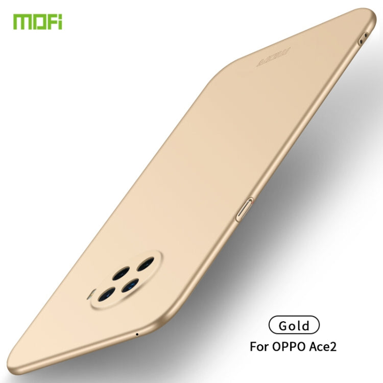 For OPPO Ace2 MOFI Frosted PC Ultra-thin Hard Case(Gold) - OPPO Cases by MOFI | Online Shopping South Africa | PMC TechLife