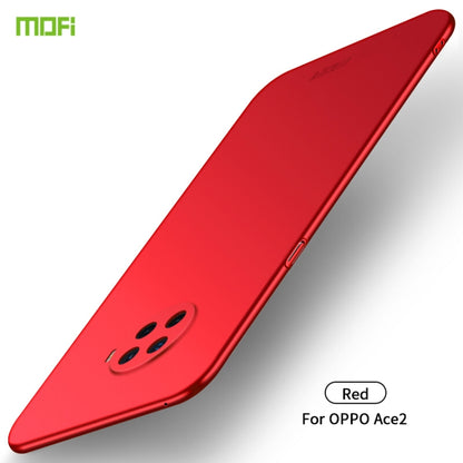 For OPPO Ace2 MOFI Frosted PC Ultra-thin Hard Case(Red) - OPPO Cases by MOFI | Online Shopping South Africa | PMC Jewellery
