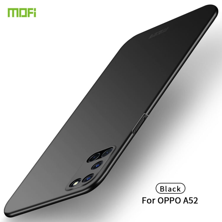 For OPPO A52 MOFI Frosted PC Ultra-thin Hard Case(Black) - OPPO Cases by MOFI | Online Shopping South Africa | PMC Jewellery