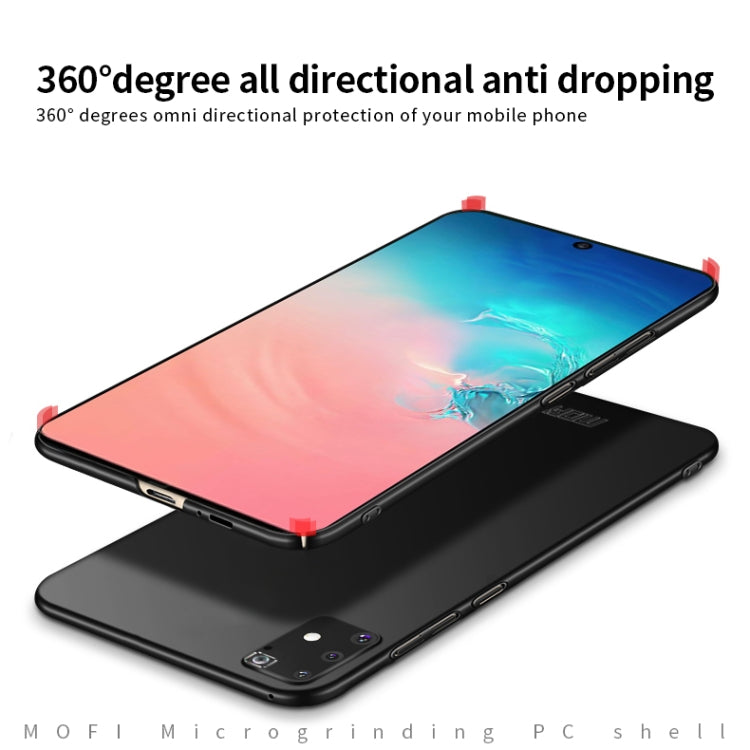 For Samsung Galaxy A91/S10Lite MOFI Frosted PC Ultra-thin Hard C(Black) - Galaxy Phone Cases by MOFI | Online Shopping South Africa | PMC TechLife | Buy Now Pay Later Mobicred