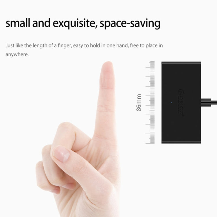 ORICO G11-H4-U3-100-BK 4 Ports USB 3.0 HUB - free shipping - PMC Jewellery - Order now!
