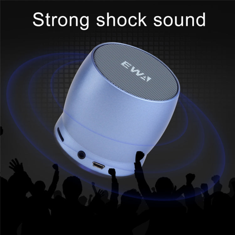 EWA A150 Portable Mini Bluetooth Speaker Wireless Hifi Stereo Strong Bass Music Boom Box Metal Subwoofer, Support Micro SD Card & 3.5mm AUX(Rose Gold) - Desktop Speaker by EWA | Online Shopping South Africa | PMC Jewellery | Buy Now Pay Later Mobicred