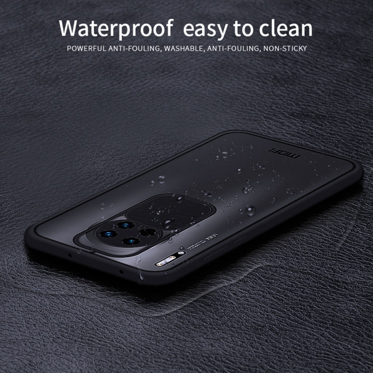 For Huawei Mate 30 MOFI Xing Dun Series PC + TPU Anti-peep Waterproof And Anti-drop All-inclusive Protective Shell, Translucent Frosted(Black) - Huawei Cases by MOFI | Online Shopping South Africa | PMC Jewellery