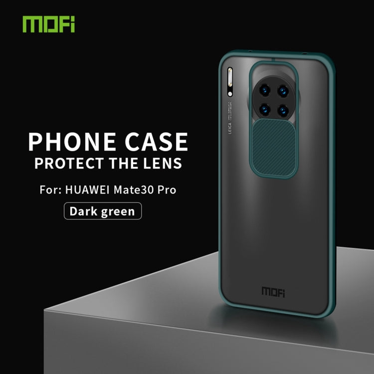 For Huawei Mate 30 Pro MOFI Xing Dun Series PC + TPU Anti-peep Waterproof And Anti-drop All-inclusive Protective Shell, Translucent Frosted(Green) - Huawei Cases by MOFI | Online Shopping South Africa | PMC Jewellery