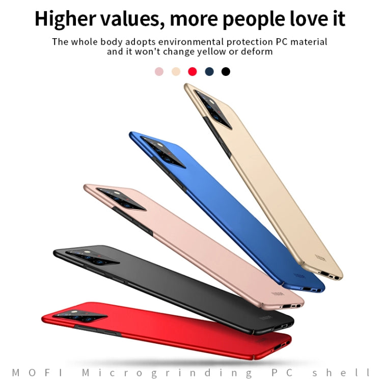 For Samsung Galaxy Note20 Ultra MOFI Frosted PC Ultra-thin Hard Case(Gold) - Galaxy Note20 Ultra Cases by MOFI | Online Shopping South Africa | PMC TechLife