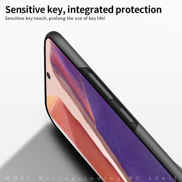 For Samsung Galaxy Note20 Ultra MOFI Frosted PC Ultra-thin Hard Case(Gold) - Galaxy Note20 Ultra Cases by MOFI | Online Shopping South Africa | PMC TechLife