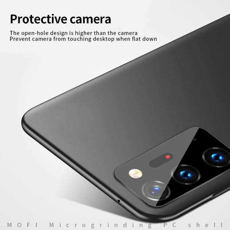 For Samsung Galaxy Note20 Ultra MOFI Frosted PC Ultra-thin Hard Case(Gold) - Galaxy Note20 Ultra Cases by MOFI | Online Shopping South Africa | PMC TechLife