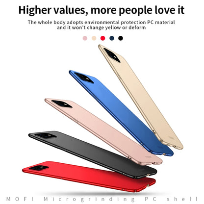 For iPhone 12 mini MOFI Frosted PC Ultra-thin Hard Case(Red) - iPhone 12 mini Cases by MOFI | Online Shopping South Africa | PMC Jewellery