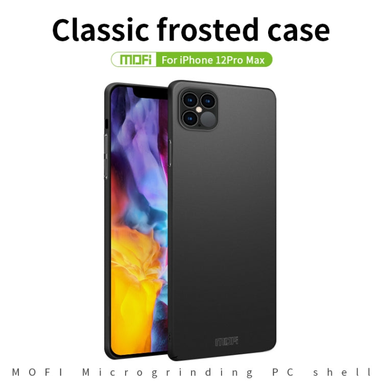 For iPhone 12 Pro Max MOFI Frosted PC Ultra-thin Hard Case(Rose gold) - iPhone 12 Pro Max Cases by MOFI | Online Shopping South Africa | PMC Jewellery