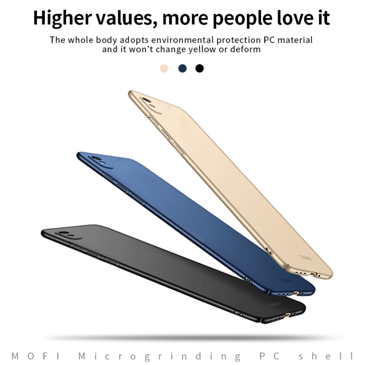 For Xiaomi Redmi 9A MOFI Frosted PC Ultra-thin Hard Case(Black) - Xiaomi Cases by MOFI | Online Shopping South Africa | PMC TechLife | Buy Now Pay Later Mobicred