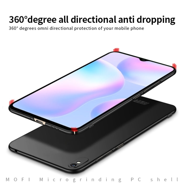 For Xiaomi Redmi 9A MOFI Frosted PC Ultra-thin Hard Case(Black) - Xiaomi Cases by MOFI | Online Shopping South Africa | PMC Jewellery