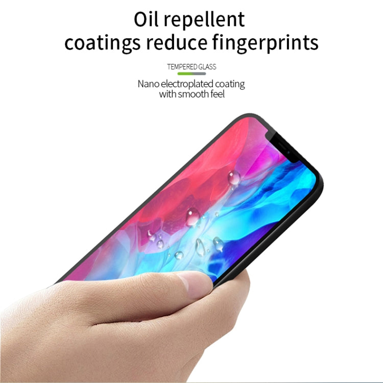 For iPhone 12 Pro Max MOFI 9H 2.5D Full Screen Tempered Glass Film(Black) - iPhone 12 Pro Max Tempered Glass by MOFI | Online Shopping South Africa | PMC TechLife | Buy Now Pay Later Mobicred