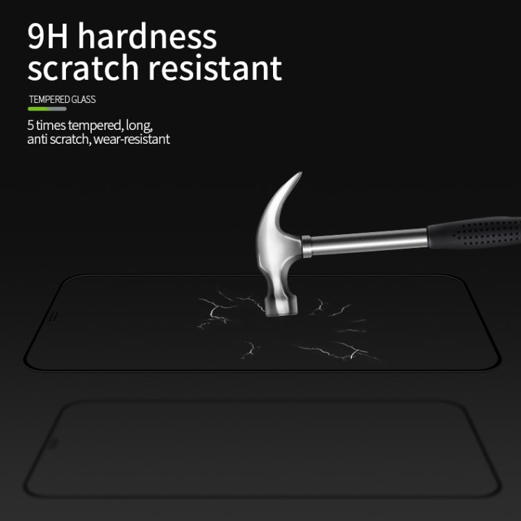 For iPhone 12 / 12 Pro MOFI 9H 2.5D Full Screen Tempered Glass Film(Black) - iPhone 12 / 12 Pro Tempered Glass by MOFI | Online Shopping South Africa | PMC TechLife | Buy Now Pay Later Mobicred