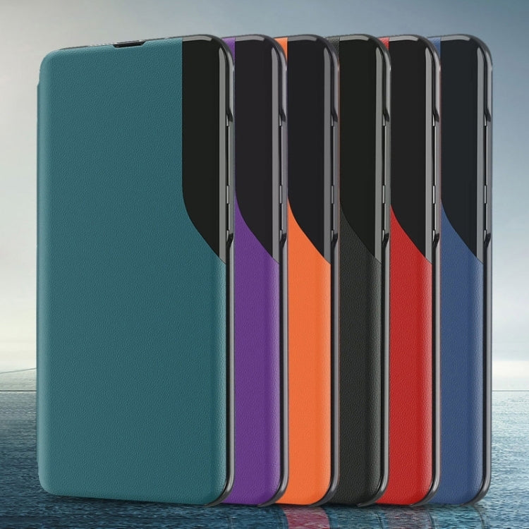 For Galaxy S20 Ultra Attraction Flip Holder Leather Phone Case(Black) - Galaxy Phone Cases by PMC TechLife | Online Shopping South Africa | PMC TechLife
