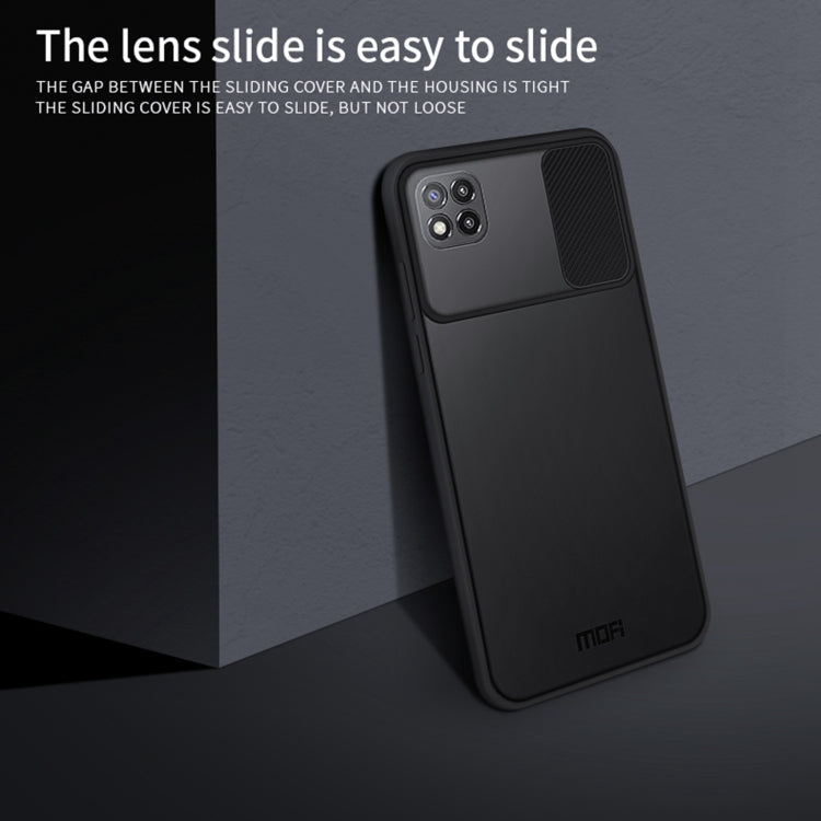 For Xiaomi Poco C3 MOFI Xing Dun Series Translucent Frosted PC + TPU Privacy Anti-glare Shockproof All-inclusive Protective Case(Black) - Xiaomi Cases by MOFI | Online Shopping South Africa | PMC Jewellery | Buy Now Pay Later Mobicred