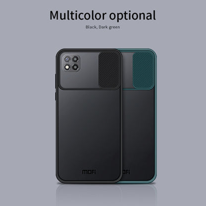 For Xiaomi Poco C3 MOFI Xing Dun Series Translucent Frosted PC + TPU Privacy Anti-glare Shockproof All-inclusive Protective Case(Black) - Xiaomi Cases by MOFI | Online Shopping South Africa | PMC Jewellery | Buy Now Pay Later Mobicred