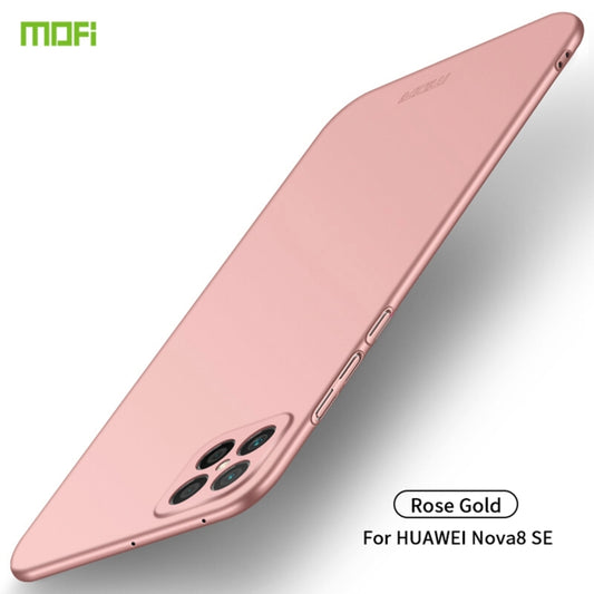 For Huawei nova 8 SE MOFI Frosted PC Ultra-thin Hard Case (Rose gold) - Huawei Cases by MOFI | Online Shopping South Africa | PMC Jewellery